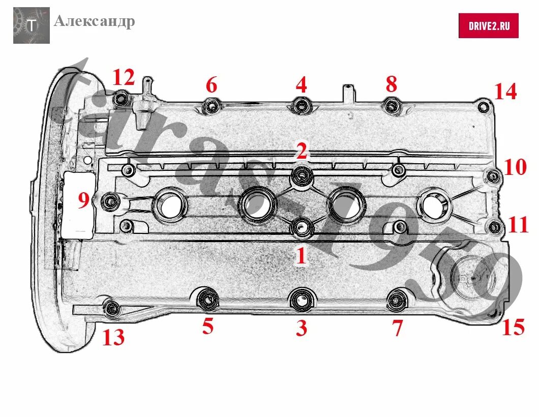 Removal and installation of a head of cylinders