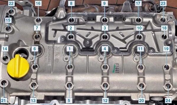 Порядок затяжки клапанной крышки рено логан Большой ремонт. Даже очень. - Renault Duster (1G), 2 л, 2013 года своими руками 
