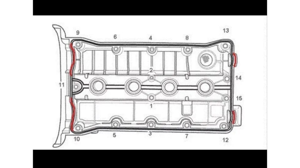 Порядок затяжки клапанной крышки z14xep Замена вилки и сальника кпп + замена масла мкпп и прокладки мкпп + замена масла 