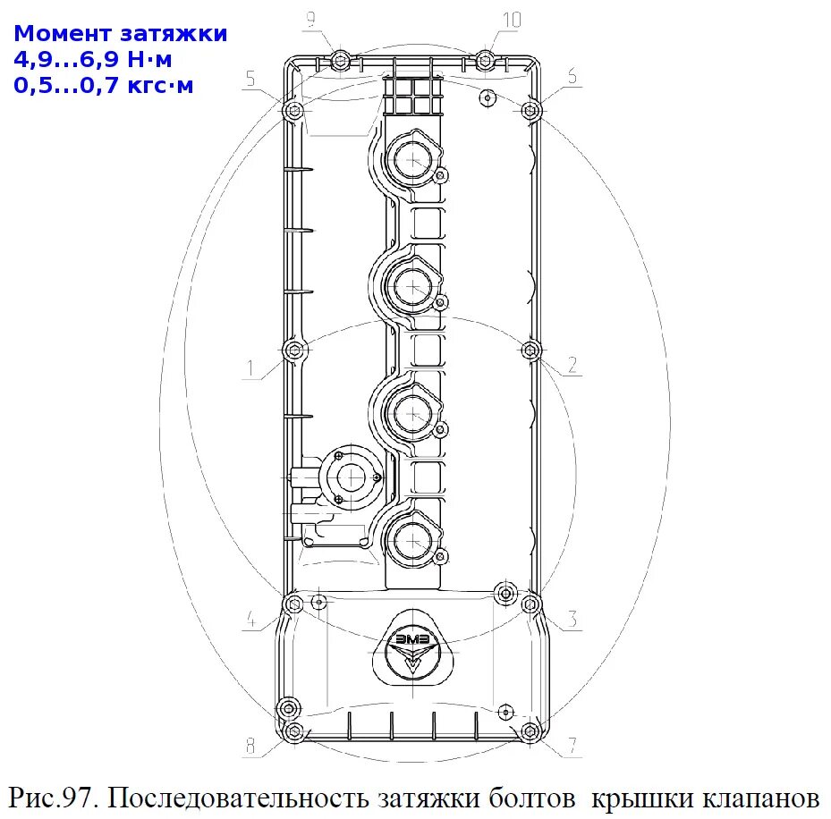 Порядок затяжки клапанной крышки змз Запотевание клапанной крышки - УАЗ Patriot, 2,7 л, 2016 года своими руками DRIVE