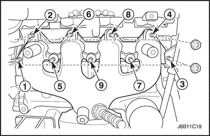 Порядок затяжки коллектора ваз 2114 8 клапанов Service Manual2006 Nubira-Lacetti MAINTENANCE AND REPAIR