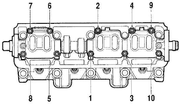 Порядок затяжки крышек распредвала ваз 2108 Момент затяжки постели распредвала ваз 2108 57 фото - KubZap.ru