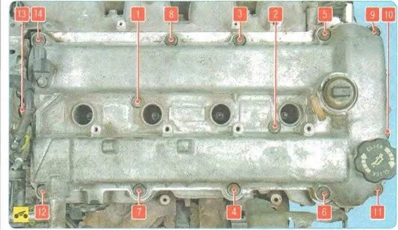 Порядок затяжки крышки клапанов приора Момент затяжки болтов крышки клапанов ваз 2112 16 59 фото - KubZap.ru