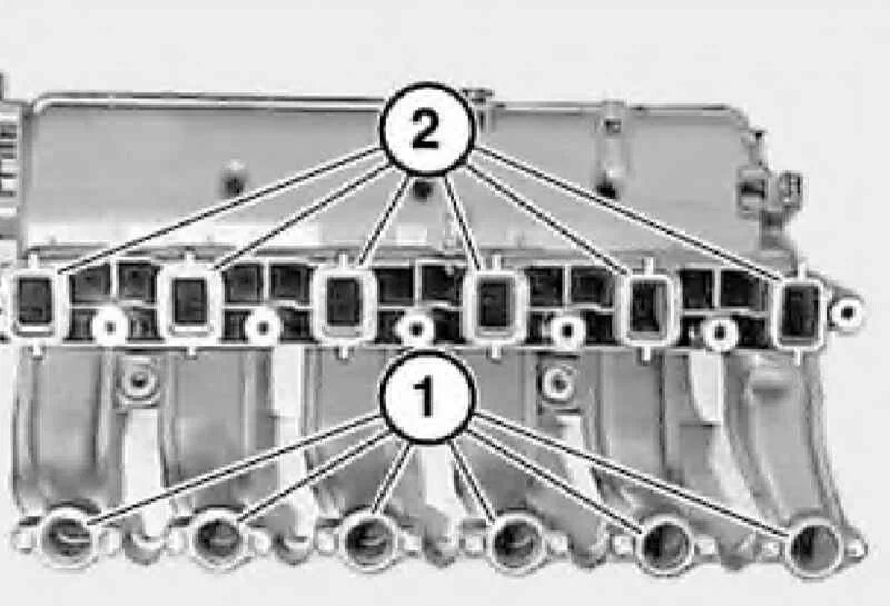 Порядок затяжки помпы bmw f800 БМВ Е38. Снятие и установка впускного трубопровода. BMW 7-ая серия E38 / b3ea63