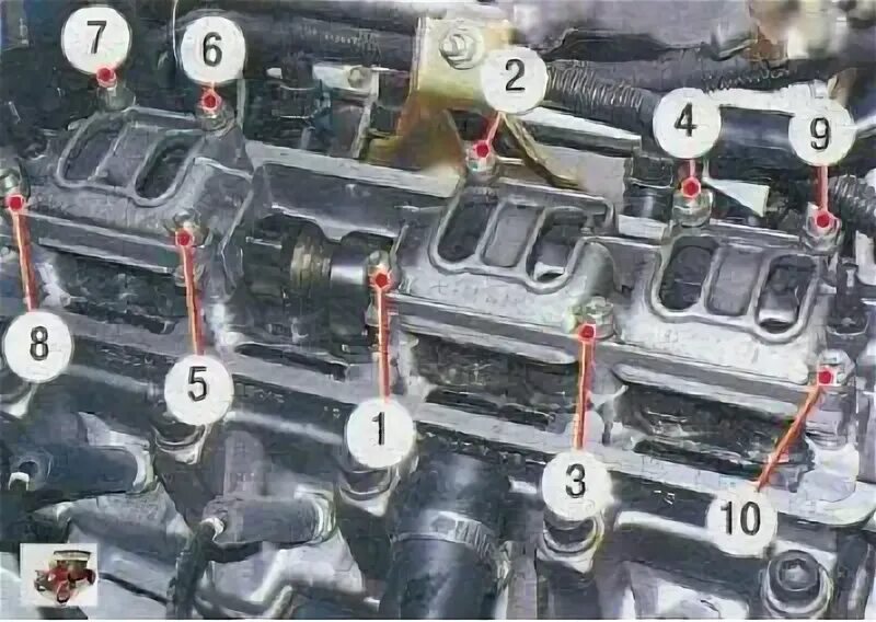 Порядок затяжки распредвала ваз 2114 8 клапанов Replacement of valve stem seals (Lada Kalina Sedan, 2004-2013, VAZ-1118) - "Powe