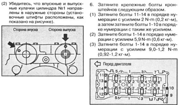 Порядок затяжки распредвалов 406 двигатель 35 Затяжка РВ / VFL.Ru - надёжный и быстрый фотохостинг с 2009 года