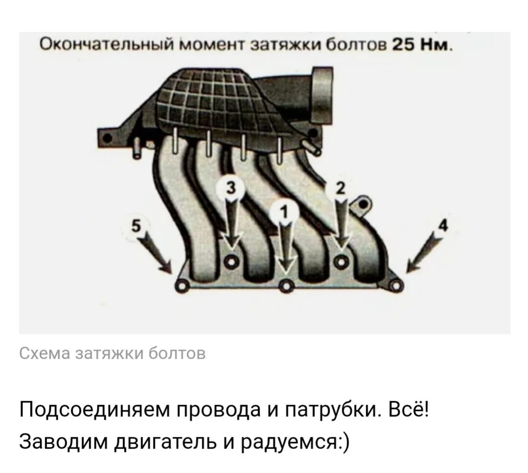 Порядок затяжки впускного коллектора к4м Плавающие обороты h4m - Renault Duster (2G), 1,6 л, 2021 года своими руками DRIV