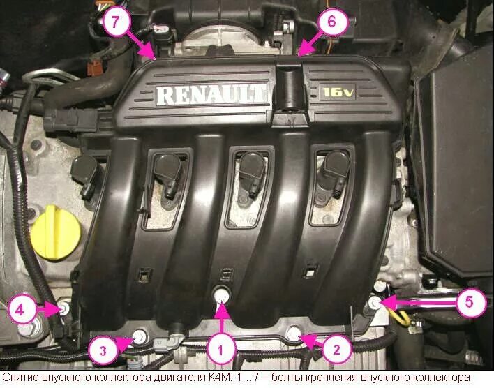 Ревизия дросселя и коллектора - Renault Megane II, 1,4 л, 2003 года своими рукам