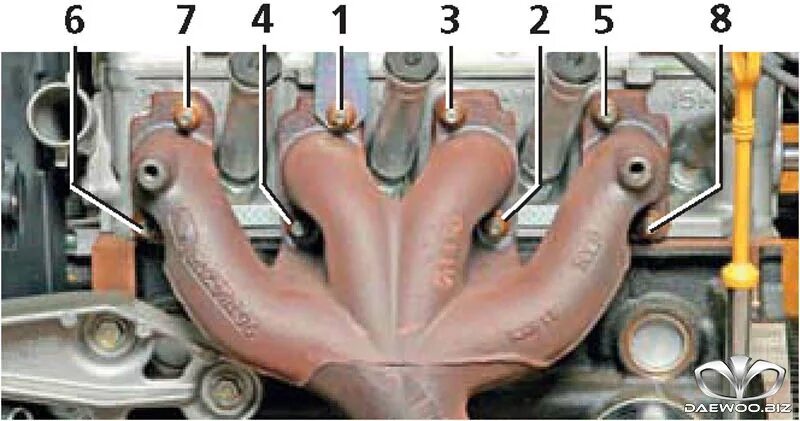 Порядок затяжки выпускного коллектора ваз 2112 Как снять выпускной коллектор на приоре LkbAuto.ru