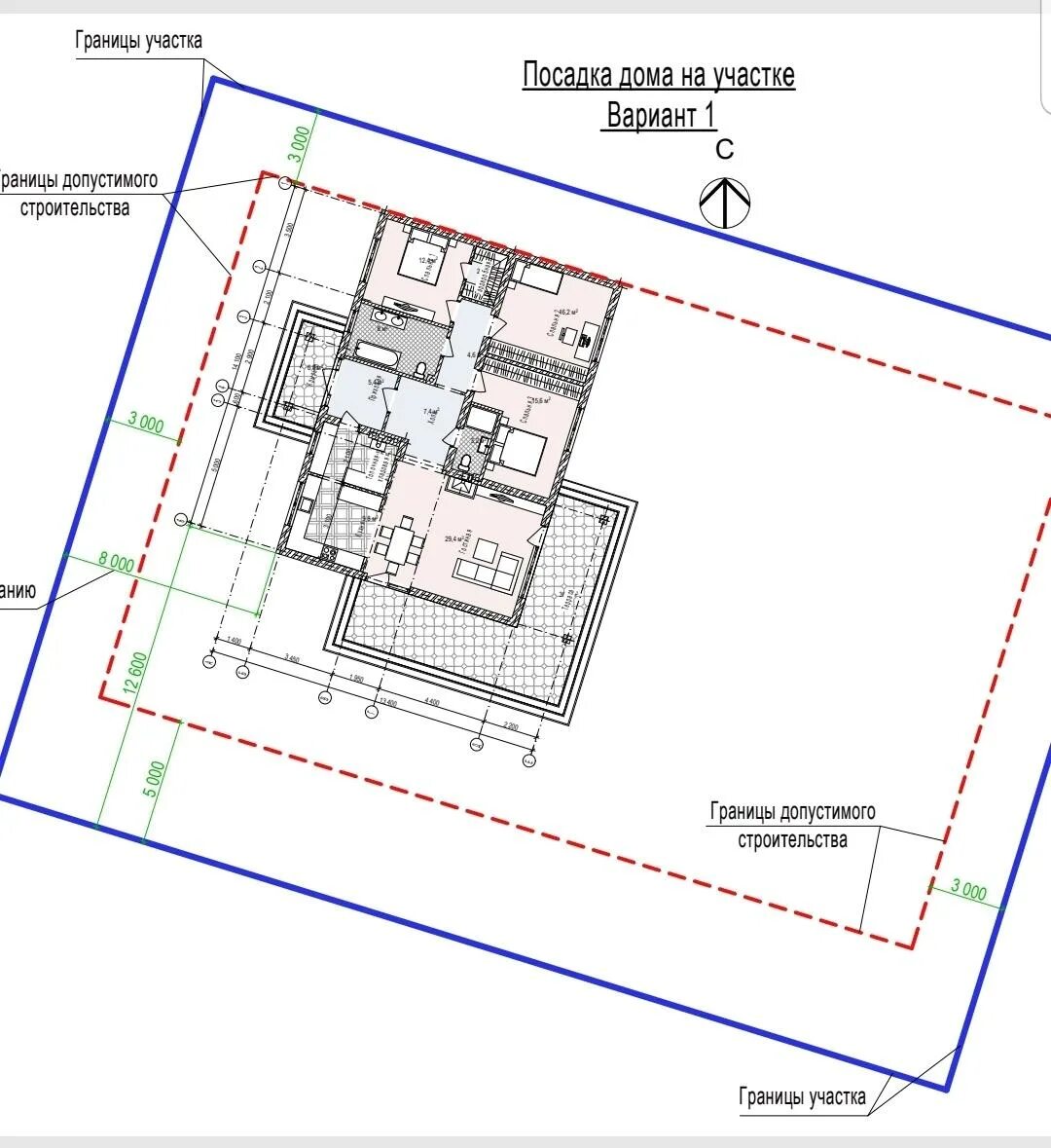 Посадка дома на участок чертеж Как распланировать участок 50х30 м? - ответы экспертов 7dach.ru