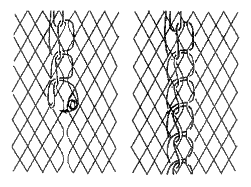 Посадка рыболовных сетей своими руками схема Как посадить сеть рыболовную на шнур