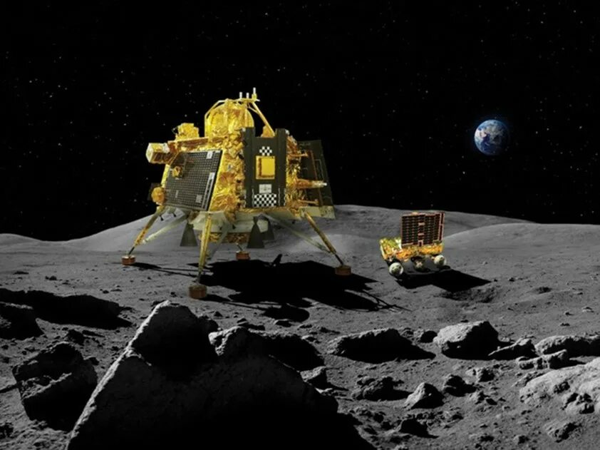 Watch Chandrayaan-3's Pragyan rover take its '1st steps' on the moon (video)