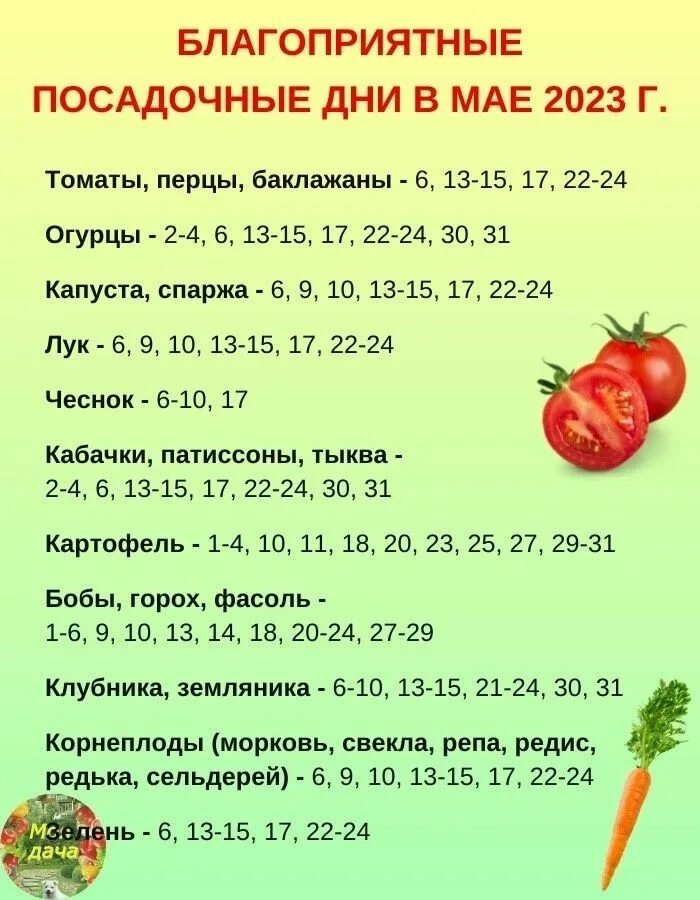 Посадочный календарь на 24 год На Дачу с Удачей. Запись со стены. в 2024 г Идеи посадки растений, Посадка расте