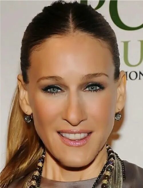 Посаженные глаза фото Posts sobre Visagismo em New Look Estilo Sara jessica parker, Long face shapes, 