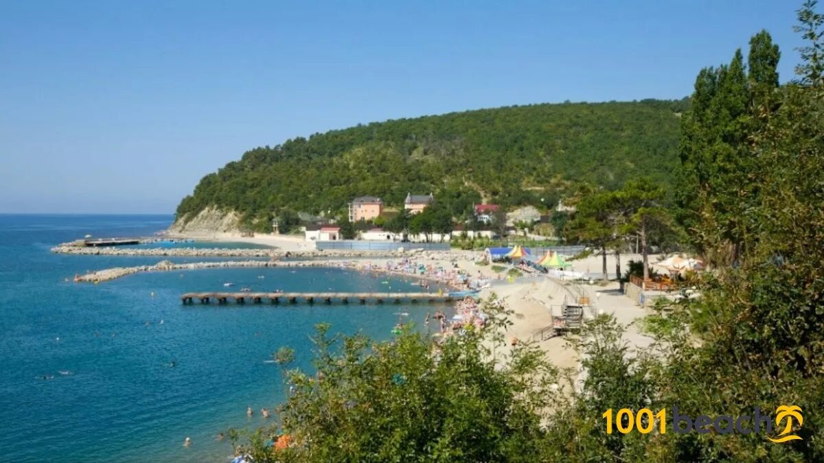 Поселок голубая бухта фото Пляж Голубая бухта (Golubaya Buhta beach)