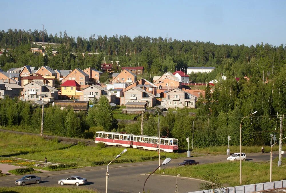 Поселок илимск фото Усть-Илимск - Виды с трамваем - Фото - Городской электротранспорт