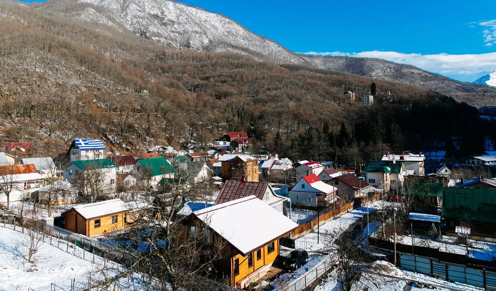 Поселок красная поляна фото Разбираюсь, что такое Красная Поляна, Роза Хутор, Олимпийская деревня и другие п