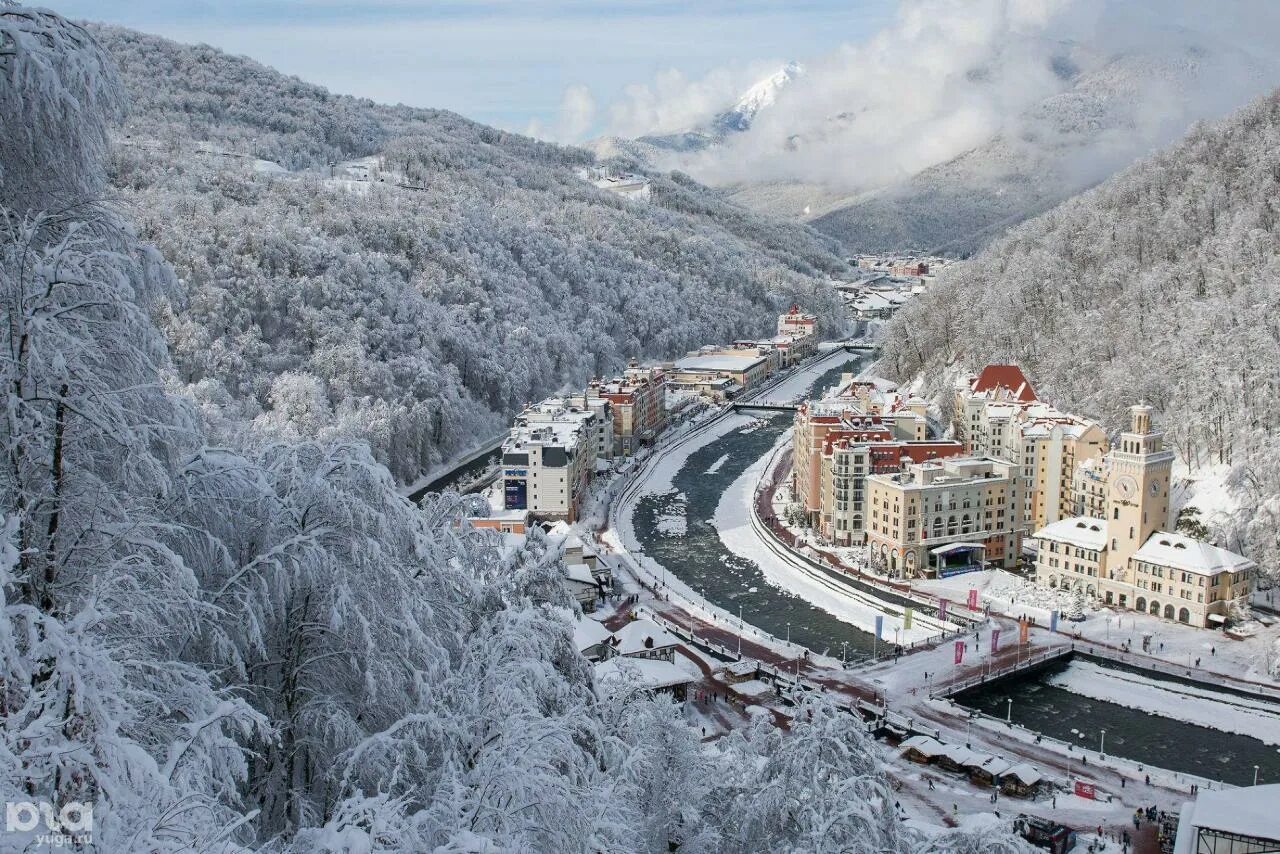 Поселок красная поляна сочи фото Роза Хутор термальный комплекс экскурсия 2024 - цена и описание