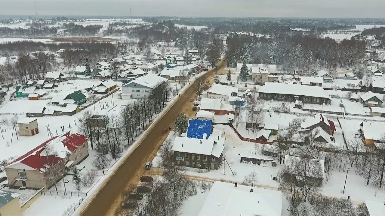 Поселок лесное тверской области фото Село Лесное с высоты птичьего полета / Тверская область - YouTube