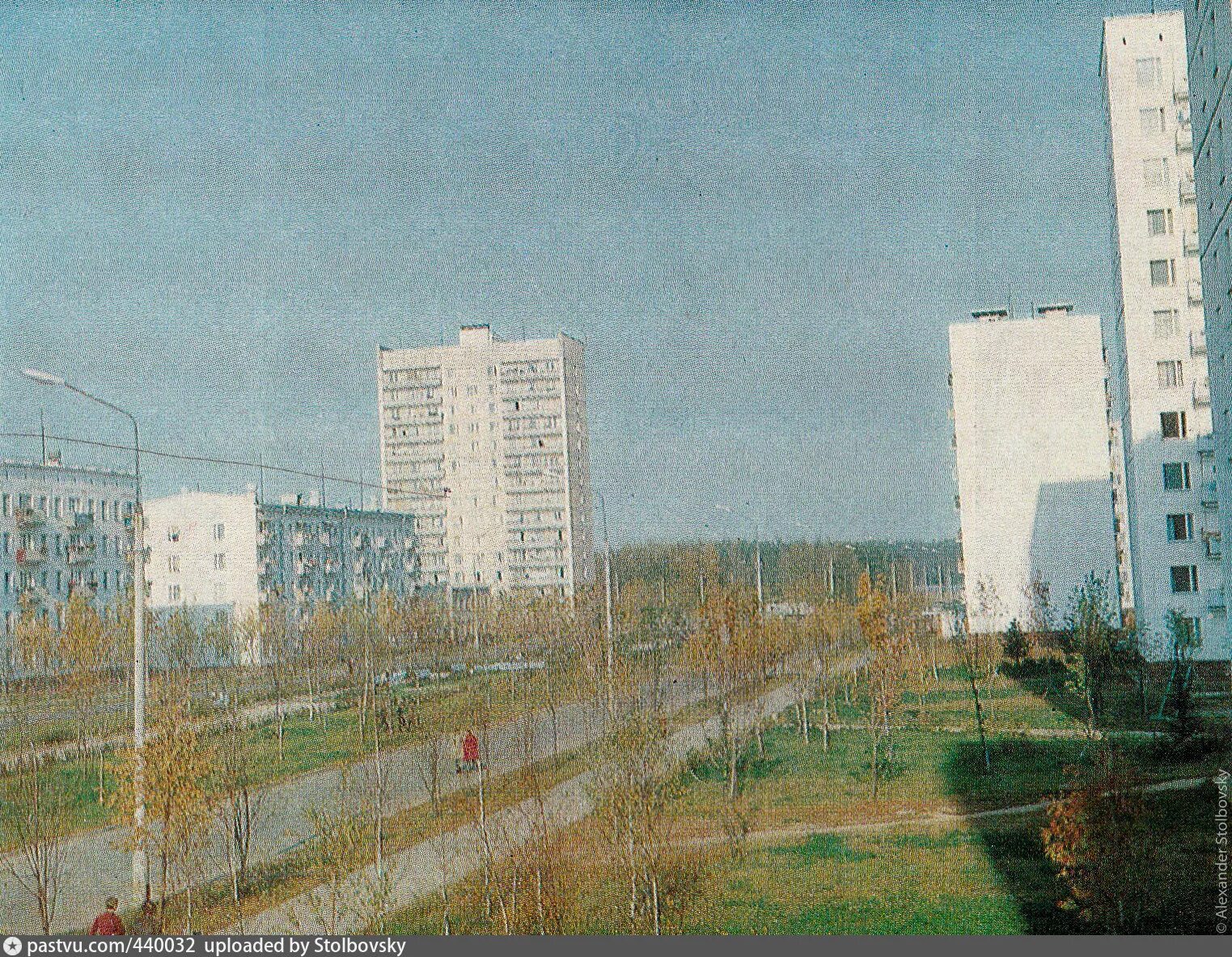 Поселок московский московской области старые фото Поселок Московский, мкрн. 1, 1975