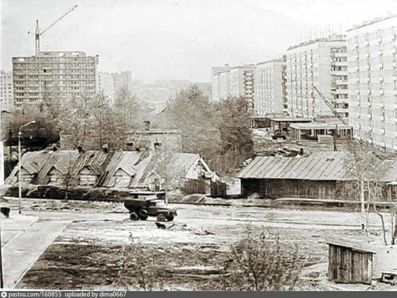 Поселок московский московской области старые фото Застройка проспекта Королева - Retro photos