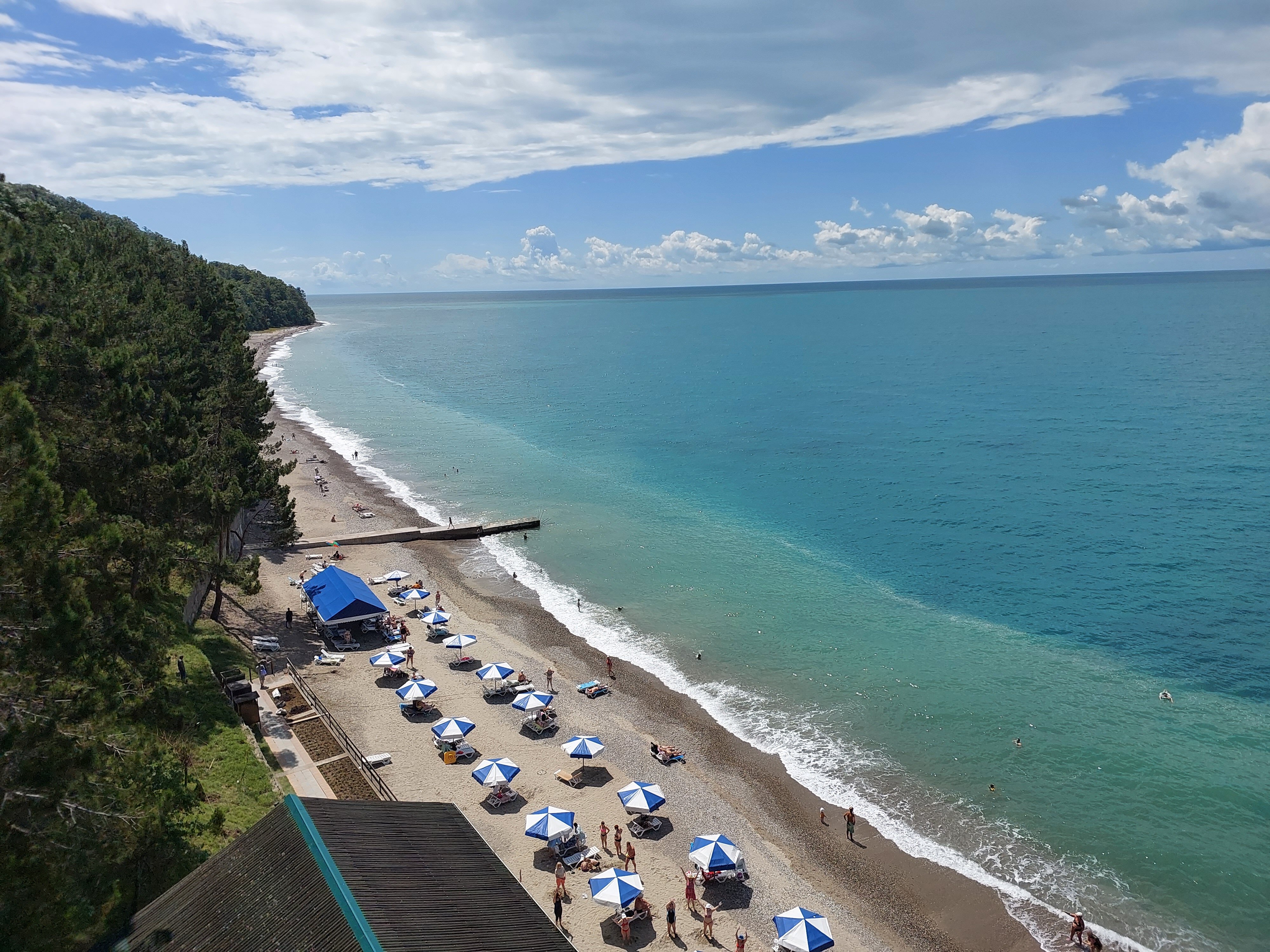 Поселок мюссера фото Photo: Beach, beach, Autonomous Republic of Abkhazia, მიუსერა - Yandex Maps