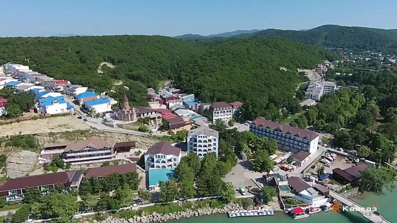 Поселок новомихайловский туапсинский район фото Гостевой дом "У моря" в п. Новомихайловский. Аэросъемка - YouTube