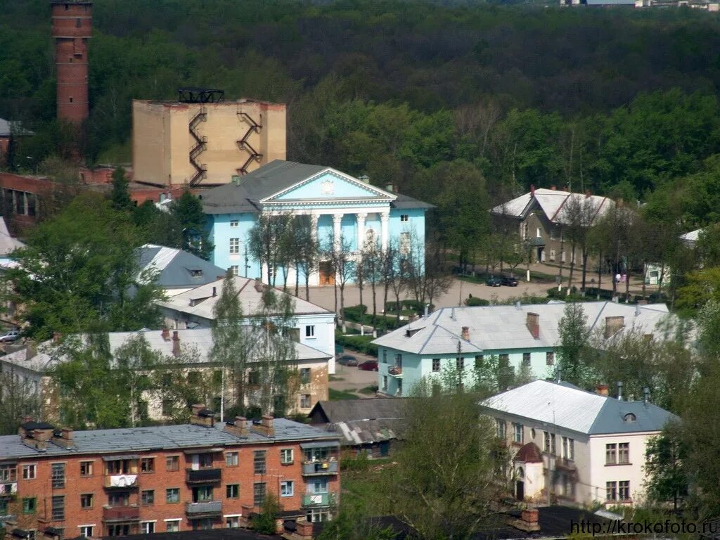 Поселок первомайский тульская фото город Щёкино сверху - Блог Стоп