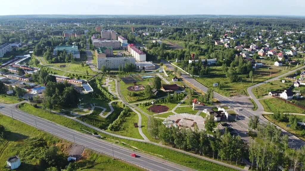 Поселок шаховская московской области фото Panorama: Gorodskoy park, park, Moscow Region, Shakhovskaya City District, Urban