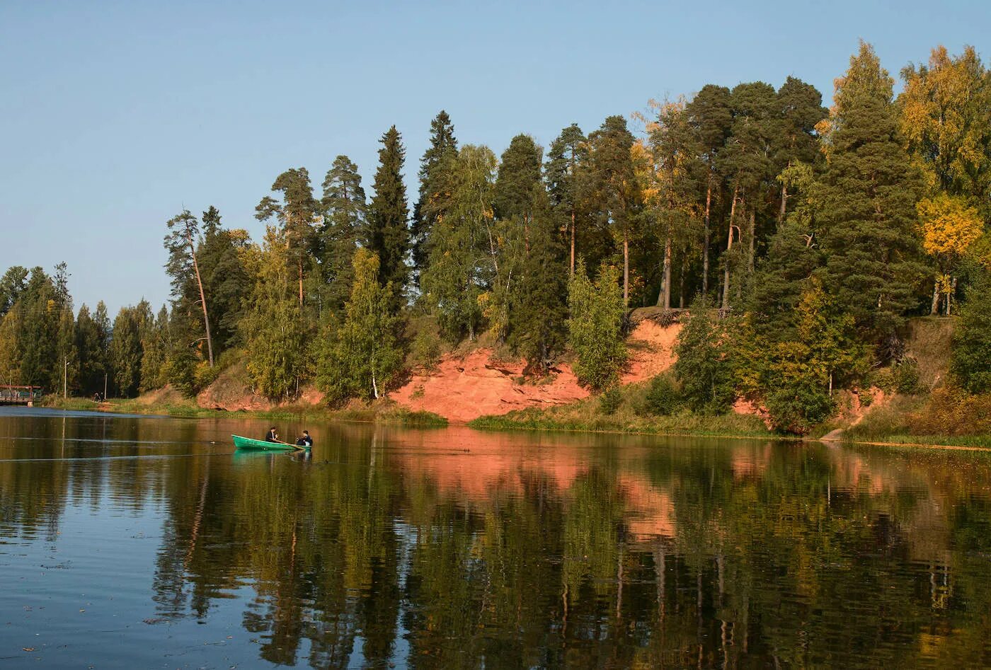 Поселок сиверский фото Миновало лето / р Оредеж в Сиверской