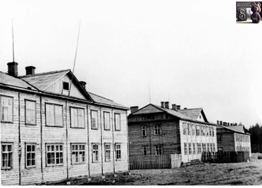 Поселок суда фото 1960. New houses for workers of the house-building plant (DSK) in the village of