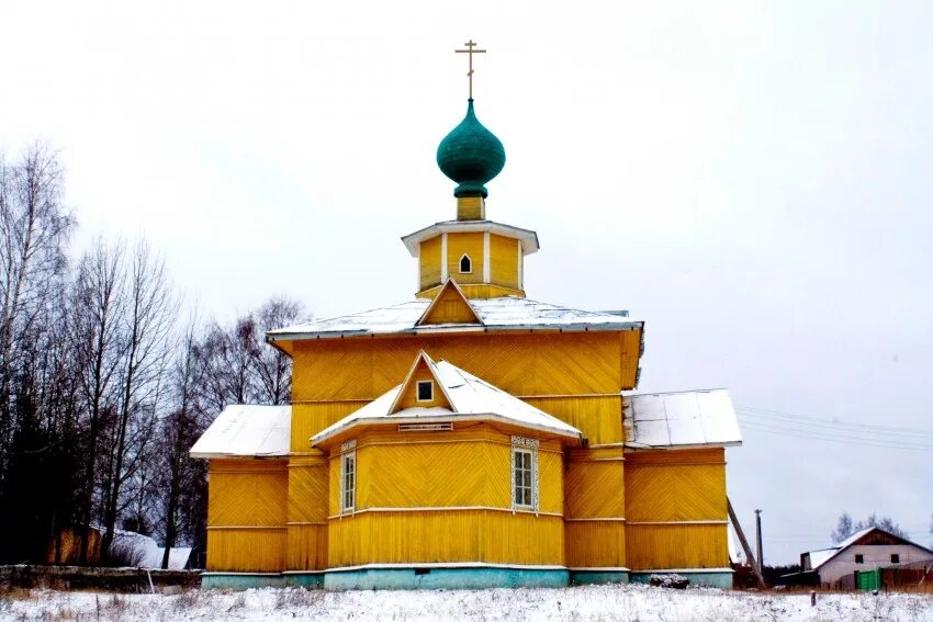 Поселок суда фото Церковь Сергия Шухтомского, Суда (Череповецкий район), фотография. фасады