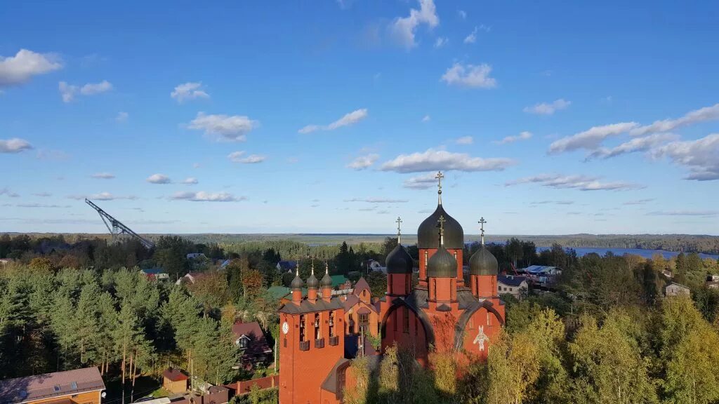 Поселок токсово ленинградская область фото Собор св. Архистратига Божия Михаила и всех Небесных Сил Бесплотных в пос. Токсо