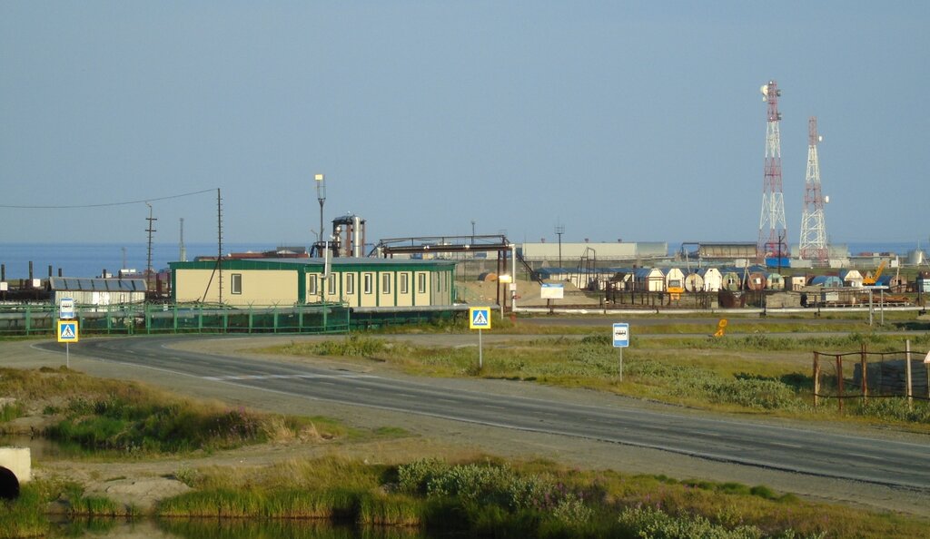 Поселок ямбург фото Газпром добыча Ямбург, vehicle inspection station, Yamalo-Nenets Autonomous Area