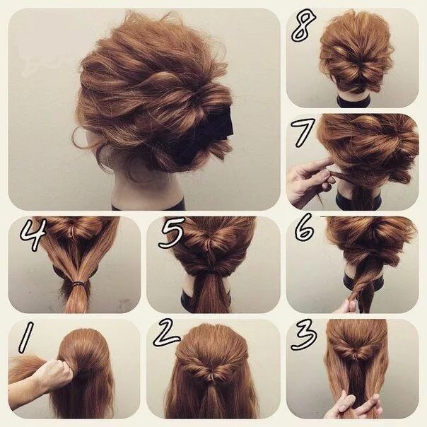 Пошаговая инструкция как сделать прическу 18 Pretty Simple Bun Hairstyles Tutorials for 2018 Hair bun tutorial, Hair style