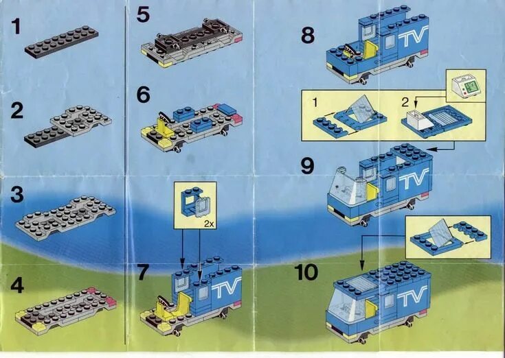 Пошаговая инструкция сборке лего lego with blue and yellow levers - Google Search Vintage lego, Lego design, Lego