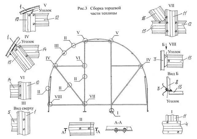 Пошаговая инструкция сборки теплицы Теплица Мария Делюкс: инструкция по сборке усиленной, видео, из поликарбоната, с