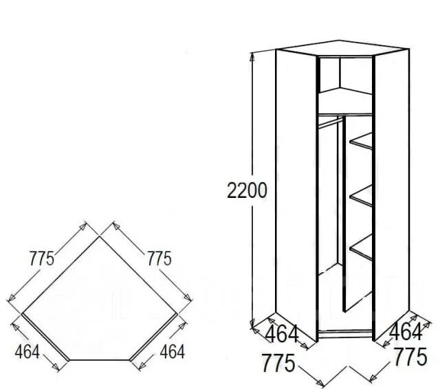 Пошаговая инструкция сборки углового шкафа Продам шкаф угловой, б/у, в наличии. Цена: 7 200 ₽ во Владивостоке