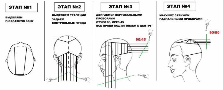 Пошаговая инструкция стрижки длинное каре Пин от пользователя Марина Дудина на доске стрижки Стрижка, Волосы, Короткие стр