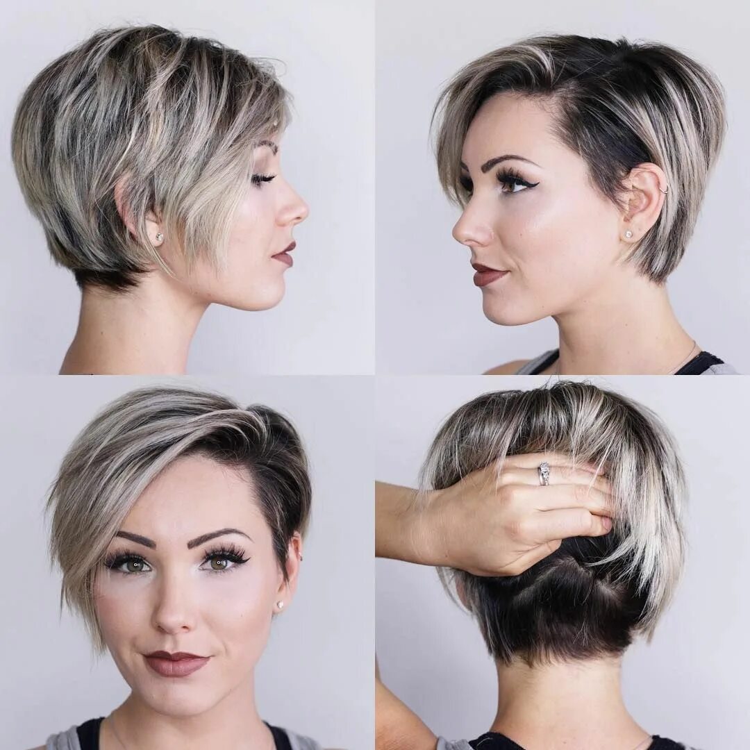 Пошаговая короткая стрижка для женщин 360 pixie cut Long pixie hairstyles, Short hair cuts, Pixie hairstyles