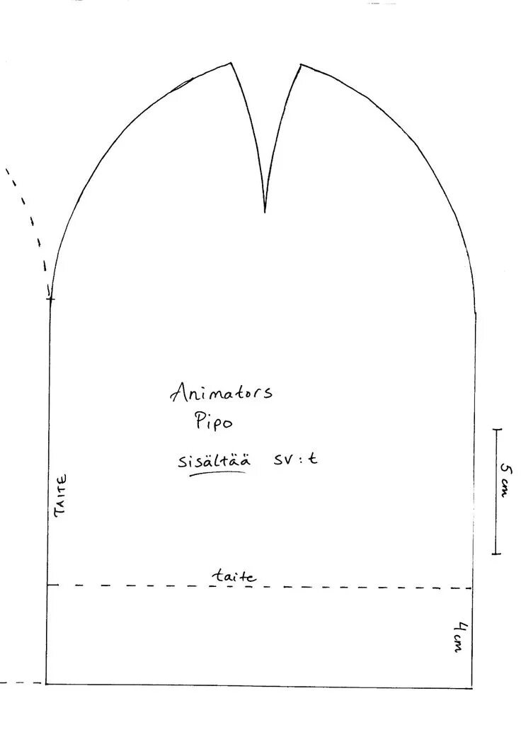 Пошаговая выкройка детской шапки из коркарце Pirteitä Pipoja Выкройки, Шапка, Куклы