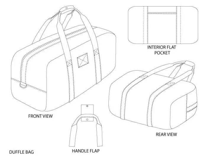 Пошаговая выкройка дорожной сумки duffle bag Mens leather bag, Sewing bag, Diy bags patterns