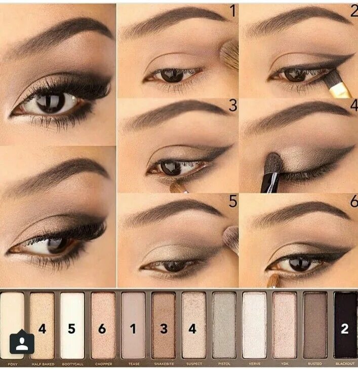 Пошагово как накрасить глаза тенями Pallet Maquillaje de ojos, Sombras de ojos, Maquillaje ojos marrones