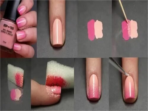 Пошагово как накрасить ногти гель #nails How to Fancy nails, Faded nails, Fashion nails