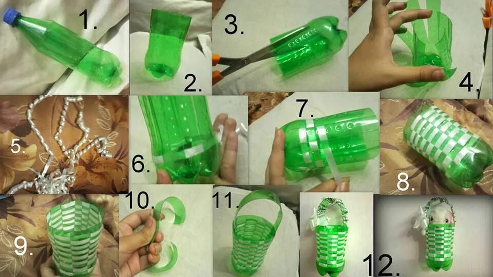 Пошаговое фото поделок из пластиковых бутылок Plastic Bottle Homemade Things Reuse plastic bottles, Plastic bottle crafts, Diy