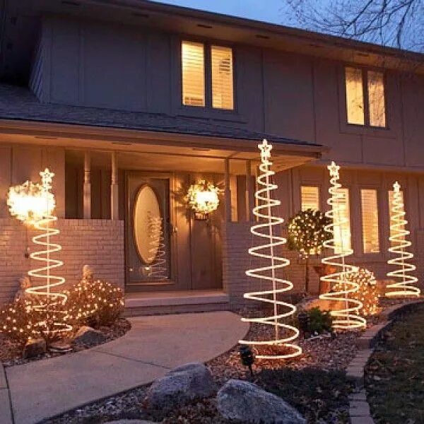 Пошаговое оформление дома Unique Outdoor Christmas Lights unique-christmas-lights4 #exteriorchristmaslight