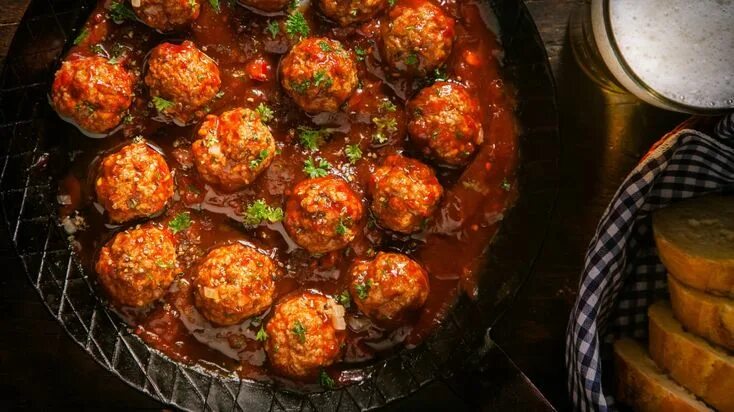 Пошаговые блюда с фото Use French Fried Onions Like Bread Crumbs for Better Meatballs Baked chicken ten