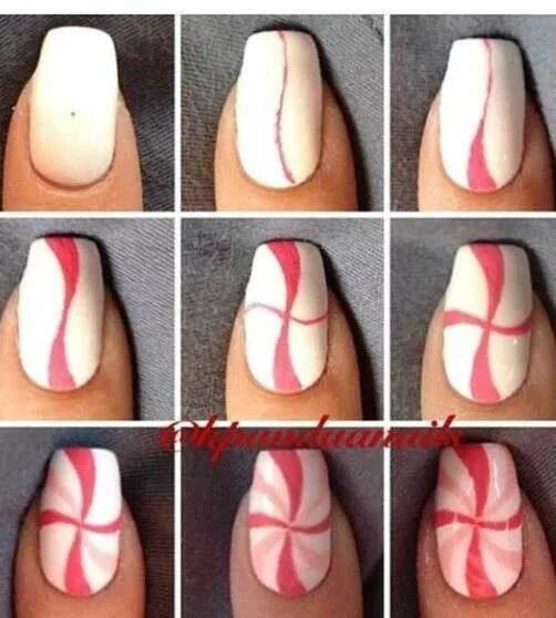 Пошаговые маникюры фото Конфетка# маникюр #ногти #nails #nail #дизайн ногтей #гель лак #гель #гелевые но