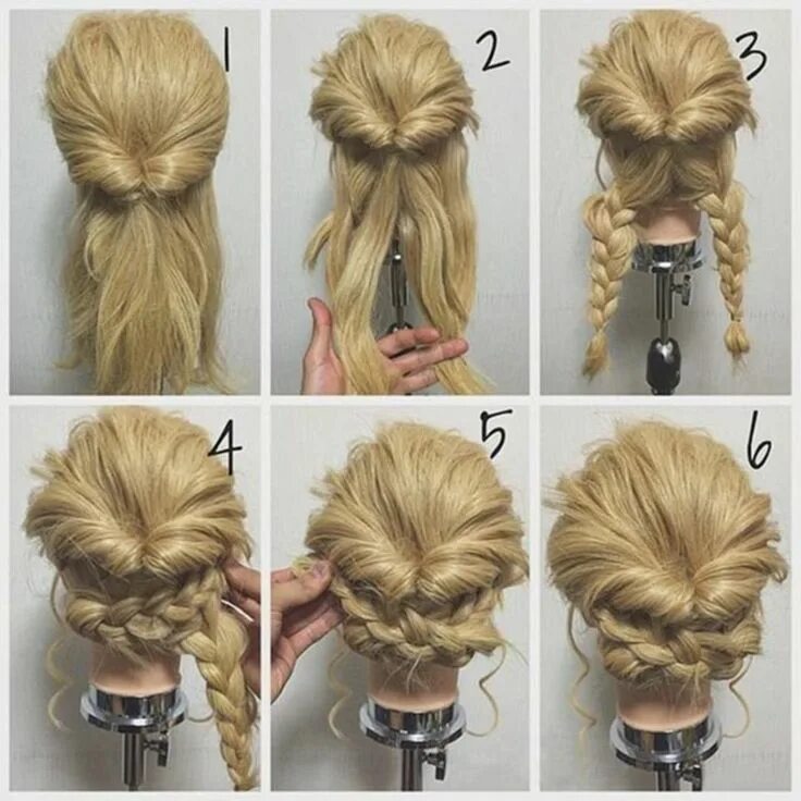 Пошаговые прически косички фото 20+ Fantastic Updo For Long Hair Ideas That Can Make You Look Beautiful Ponytail