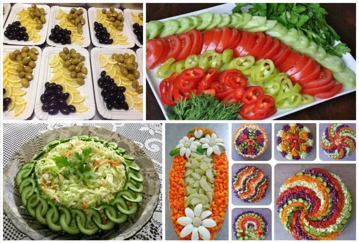 Пошаговые рецепты с фото праздничного стола Овощные Party food buffet, Food platters, Buffet food